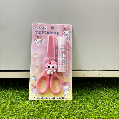 Kuromi Scissors & Solid Glue