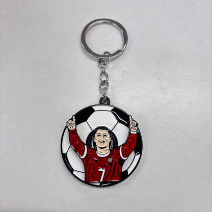 Ronaldo Spinning keychain