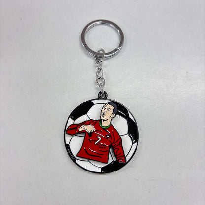 Ronaldo Spinning keychain