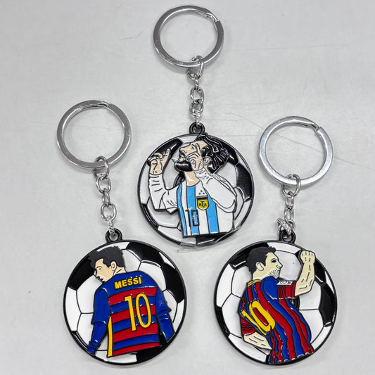 Messi Character Rotating Keychain