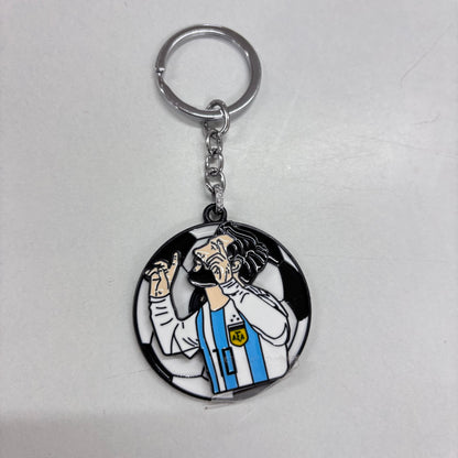 Messi Character Rotating Keychain