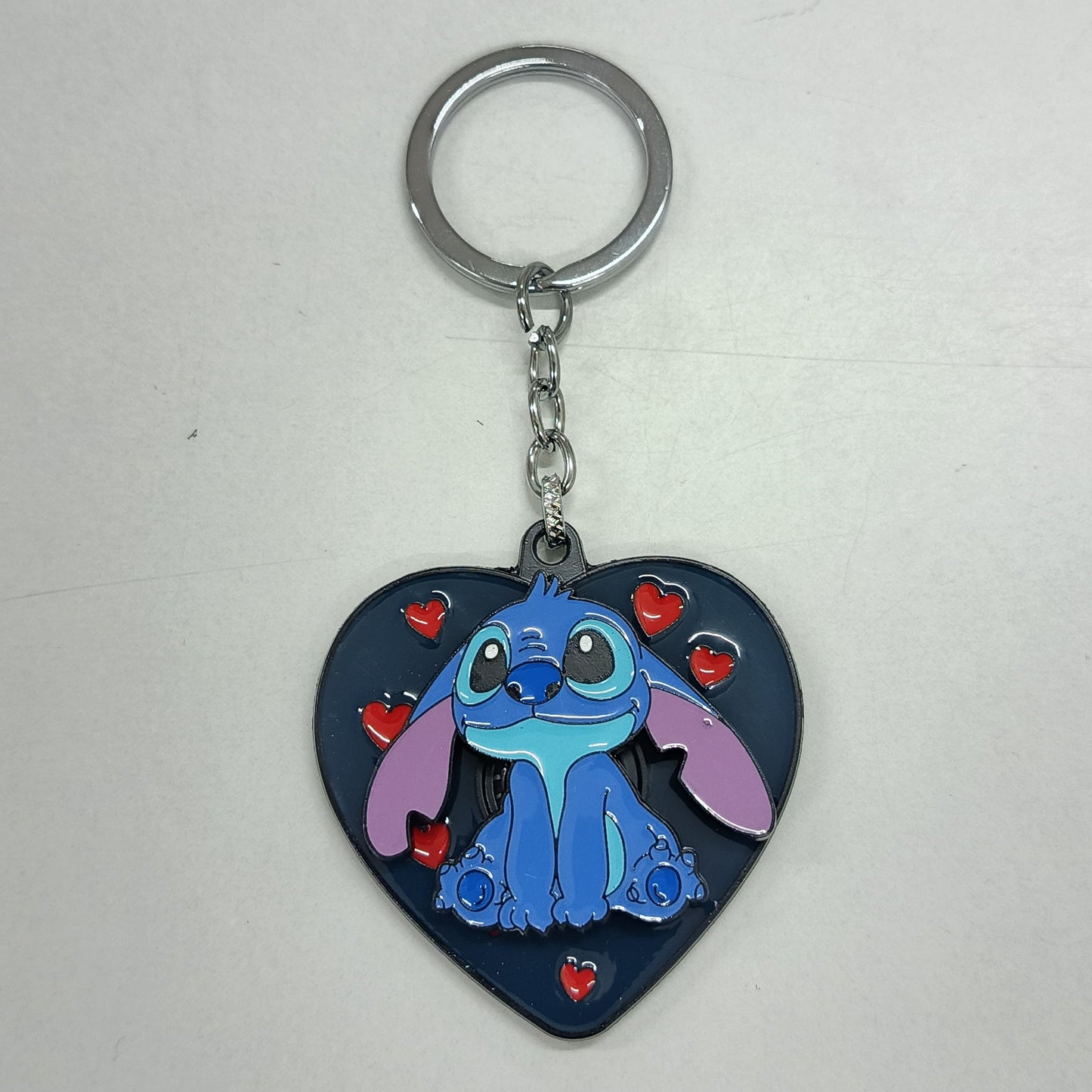 Stitch Heart Keychain