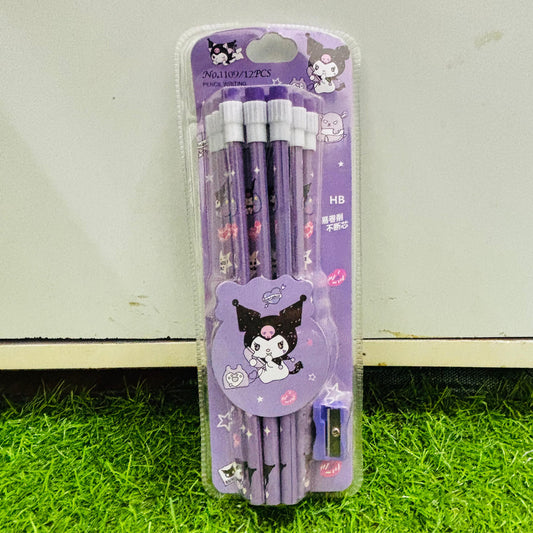Kuromi Themed Pencils