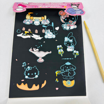 Cartoon Seven Color Painting Kit
