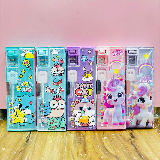 Magnetic Lock Unicorn Pencil Box