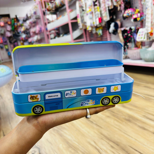 Sky Travel Bus Pencil Box
