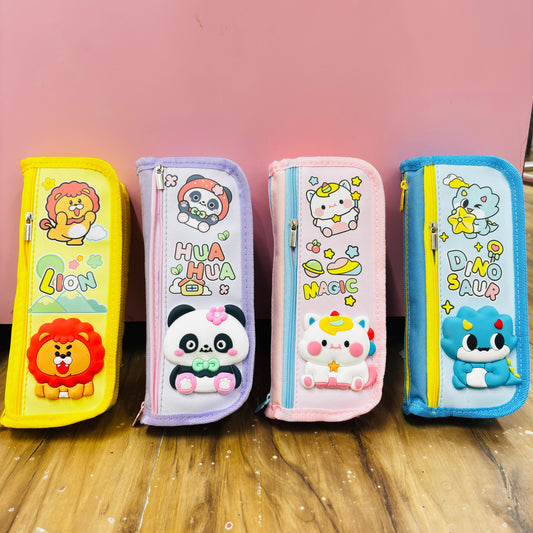 Kawaii 3D Character Pencil Cases