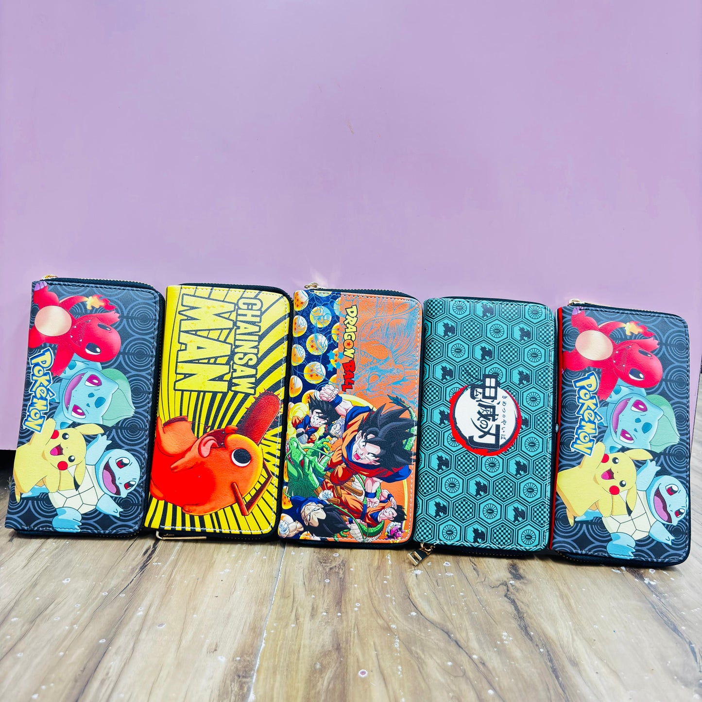 Anime Heroes Zipper Pouch