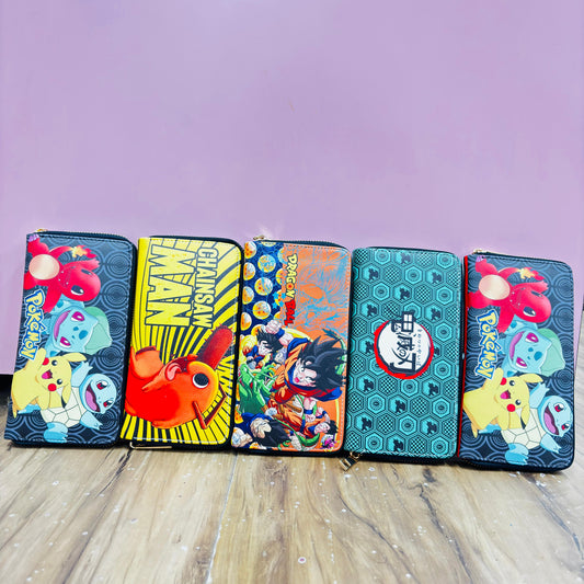 Anime Heroes Zipper Pouch