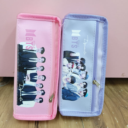 BTS Zipper Pencil Pouch