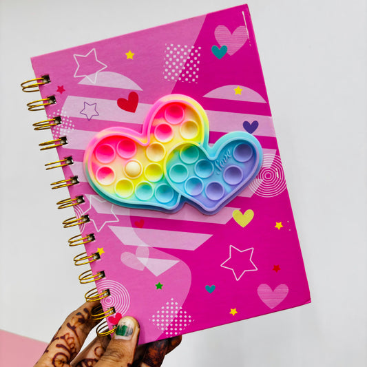 Rainbow Pop It Diary