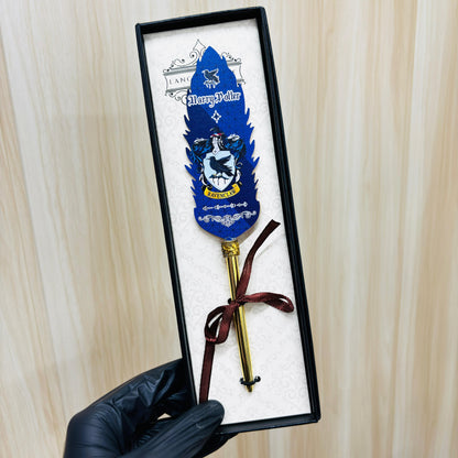 Harry Potter Ravenclaw Feather Metal Bookmark