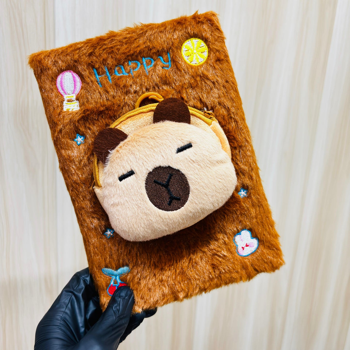 Capybara and Kuromi themed notebooks