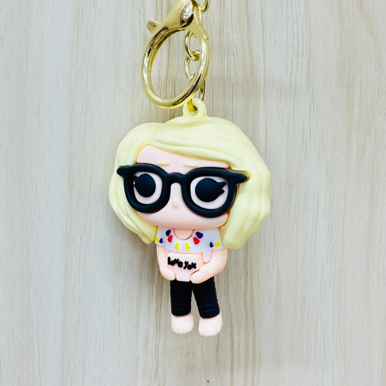 Kawaii Nerd Girl Keychain