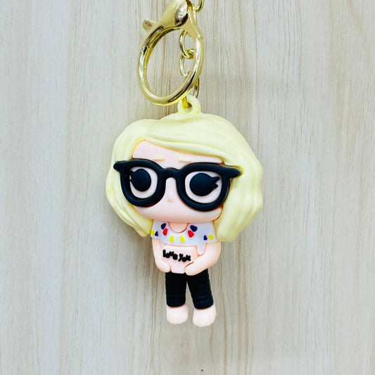 Kawaii Nerd Girl Keychain