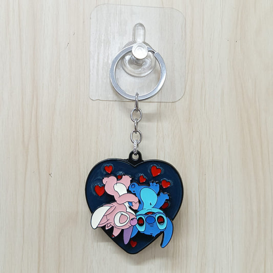 Stitch rotating keychain