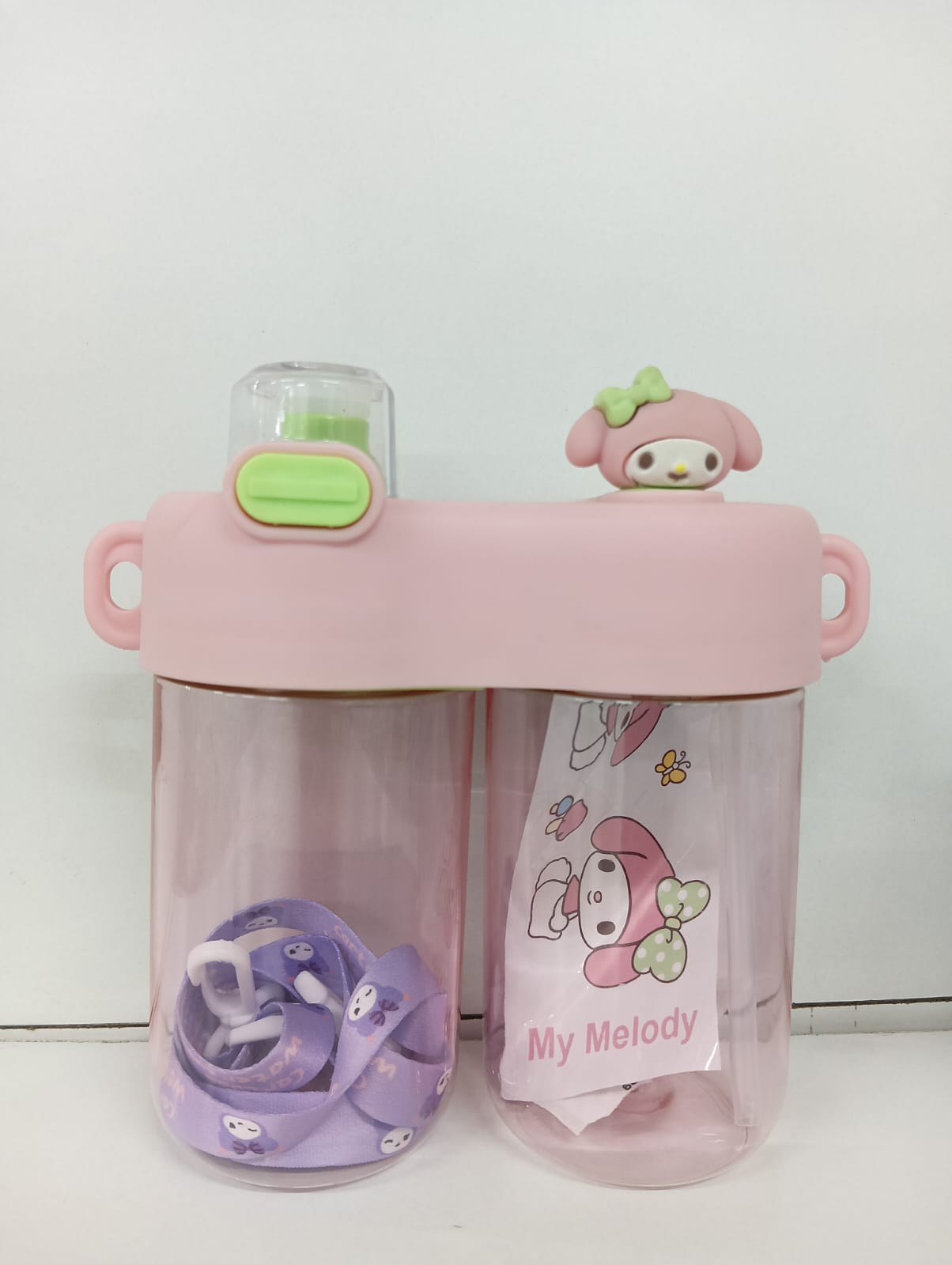 Character Dual-Compartment Water Bottle