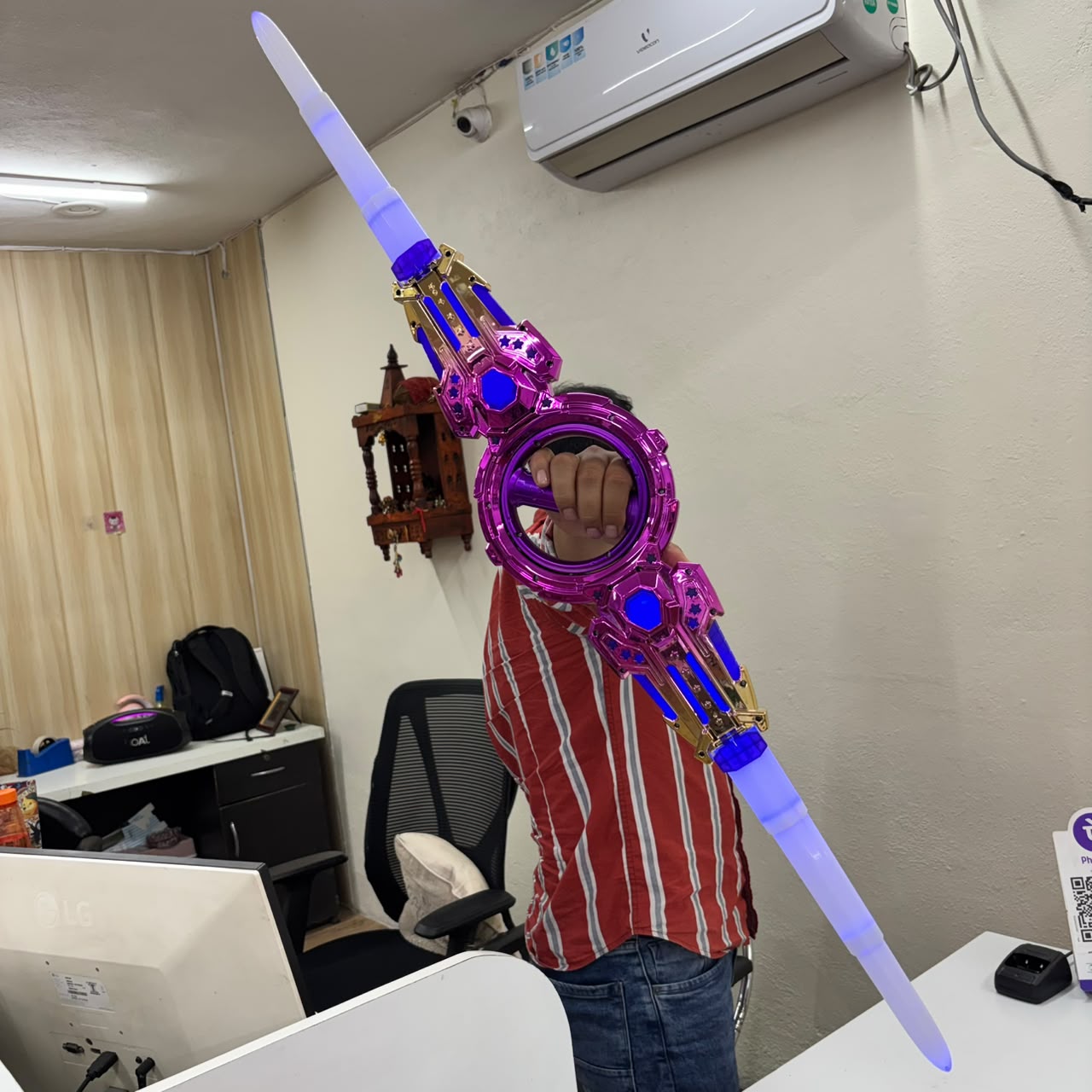 LED Light-Up Magic Rotated Sword