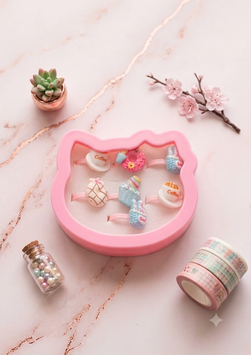 Cute Korean Style Fancy Rings