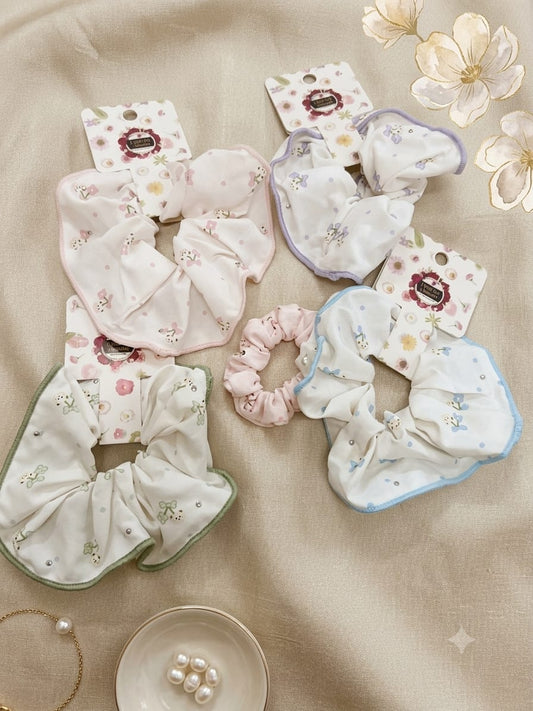 Cotton Cloud Scrunchies
