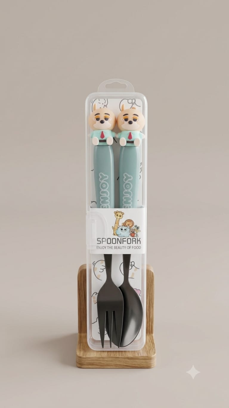 Demon Hunter Kids Spoon & Fork