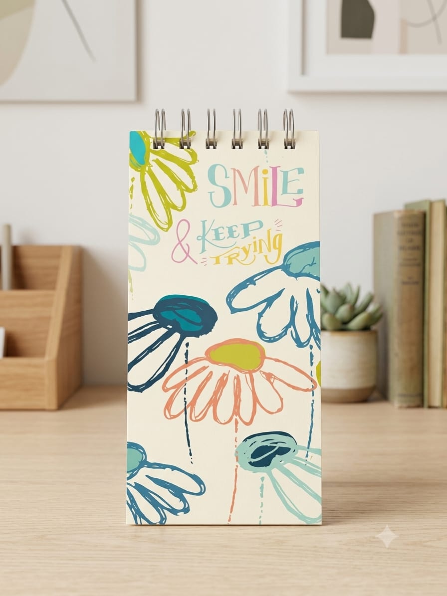Keep Trying Daily Task Diary ✨📔
