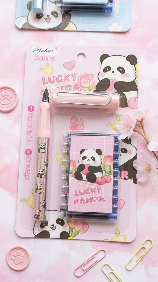 Cute Panda Pastel Fountain Pen