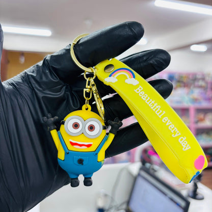 Minion 3D Rubber Keychain