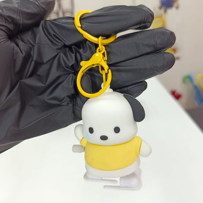 Pochacco Walking Keychain