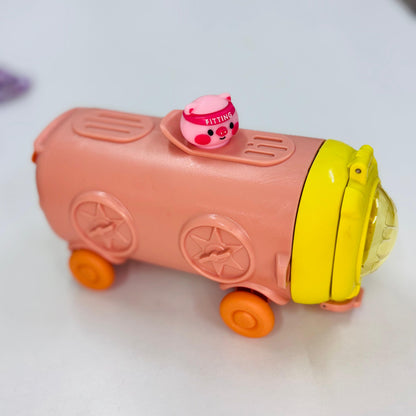 Water Bottle with Wheels and Duck Design