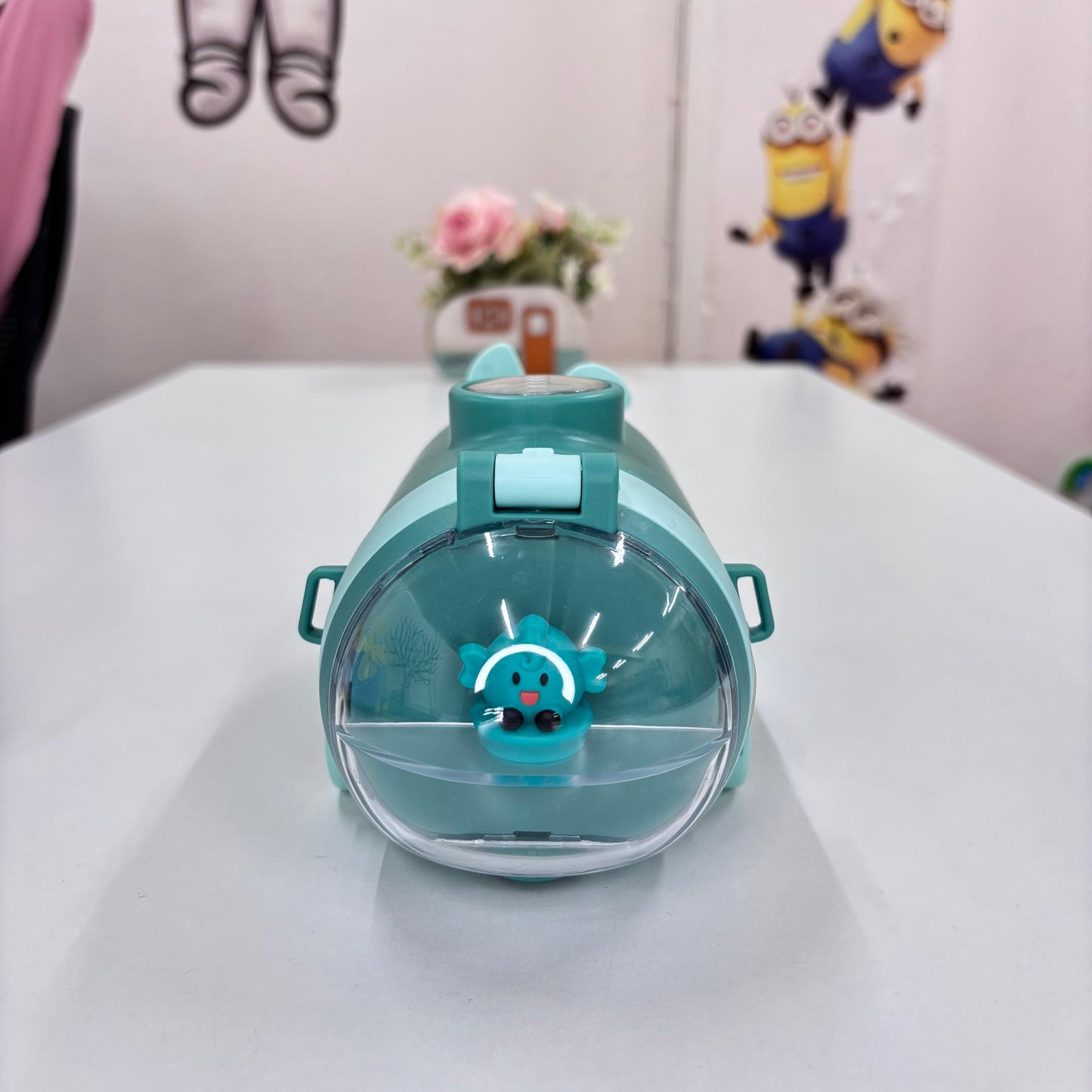 Submarine-Shaped Water Bottle with Built-In Compass
