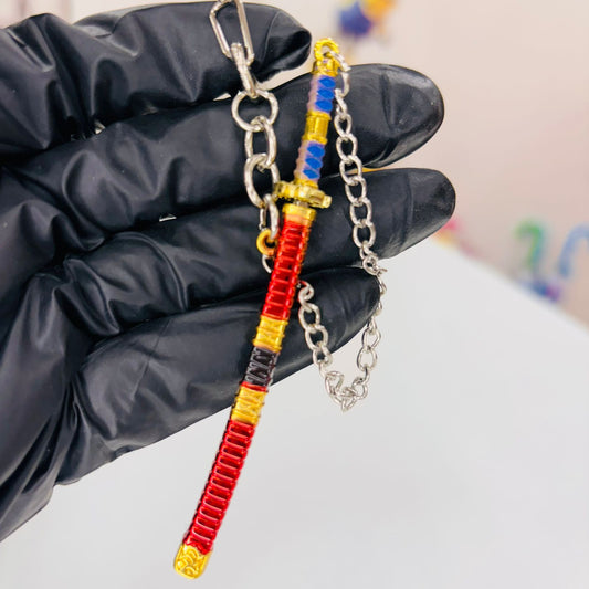 Mini Katana Metal Keyrings