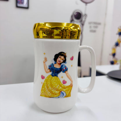 Snow White Coffee Mug with Mirror