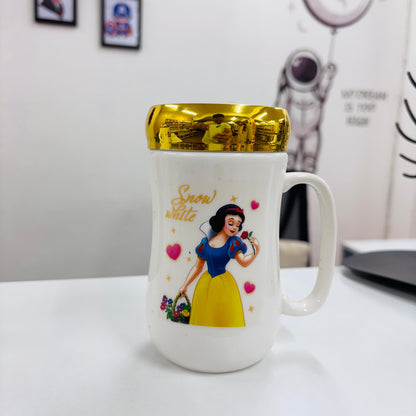 Snow White Coffee Mug with Mirror