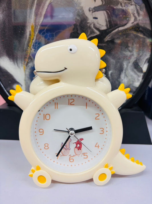 Dino Analog Battery Operated Alarm Clock