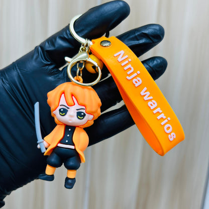 Demon Slayer Rubber Keychain