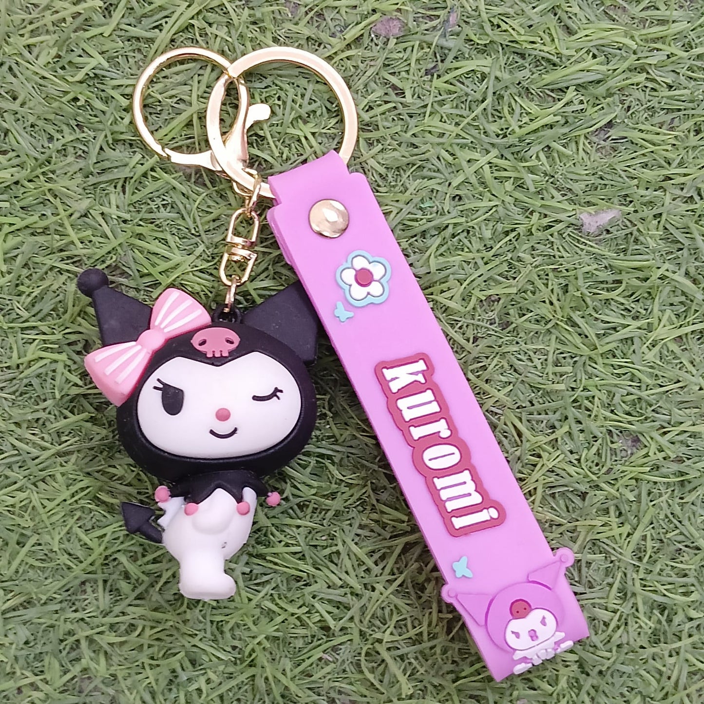 Kuromi New Rubber Keychain