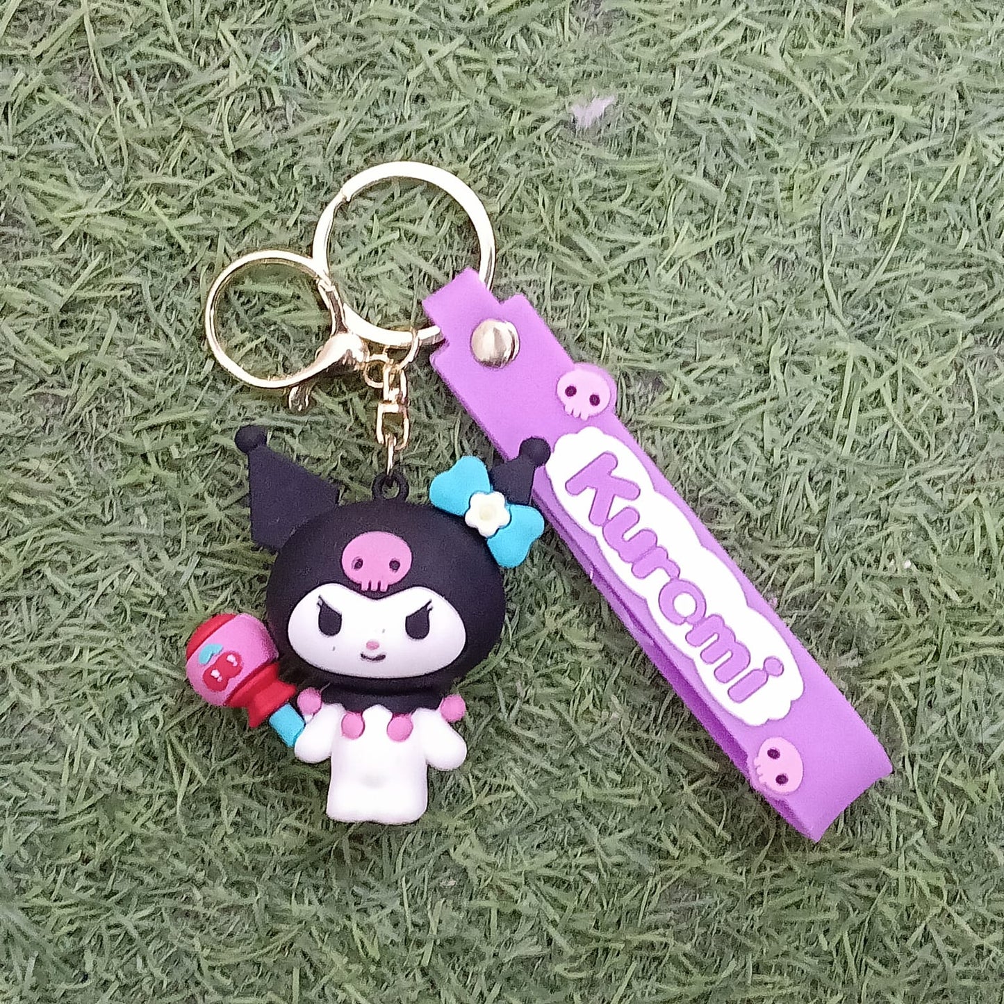 Kuromi New Rubber Keychain