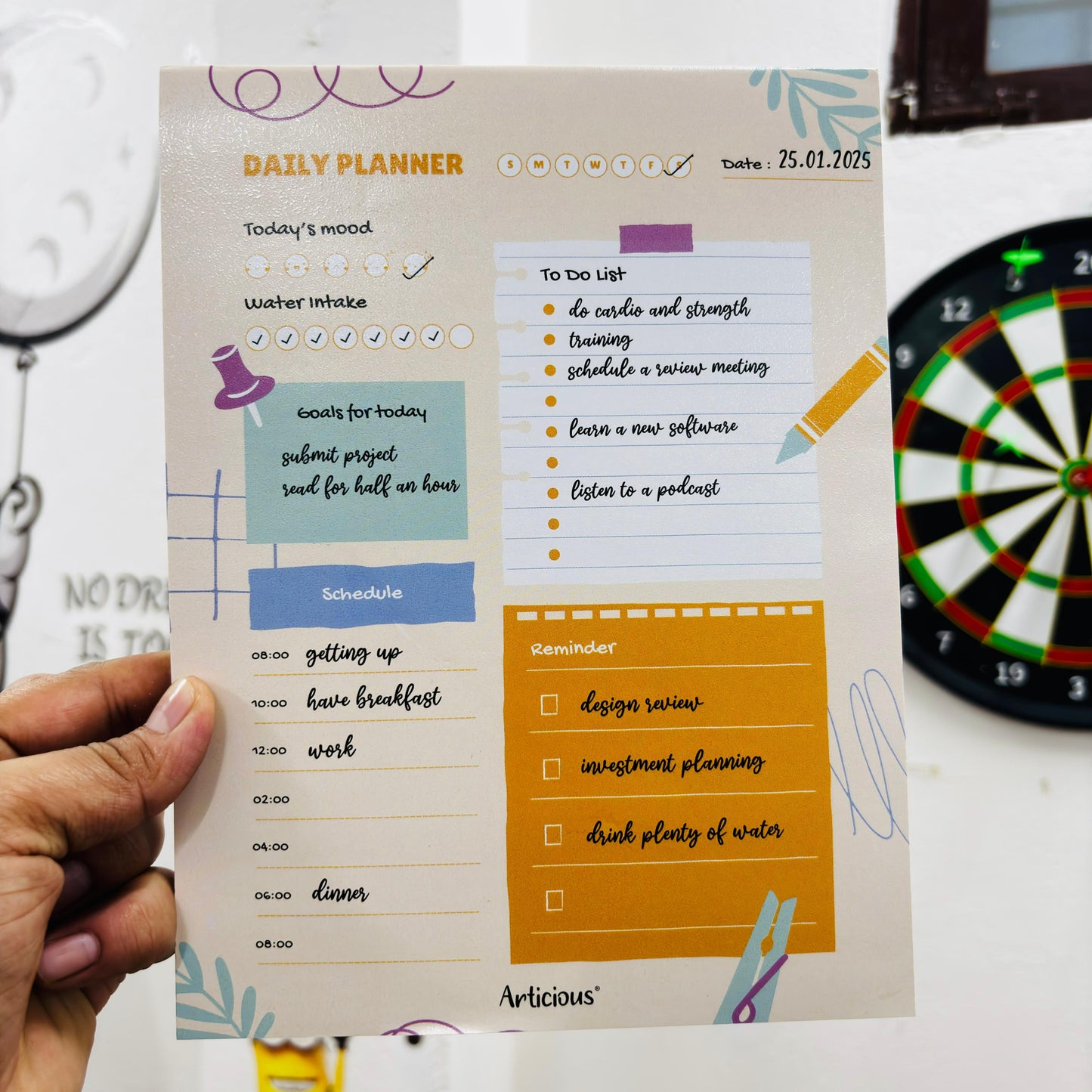 Daily Planner Organizer Notepad