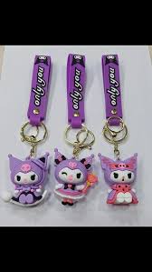 Kuromi New Rubber Keychain
