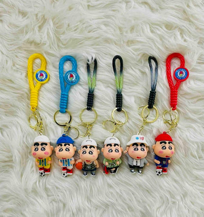 Shinchan Football Keychain