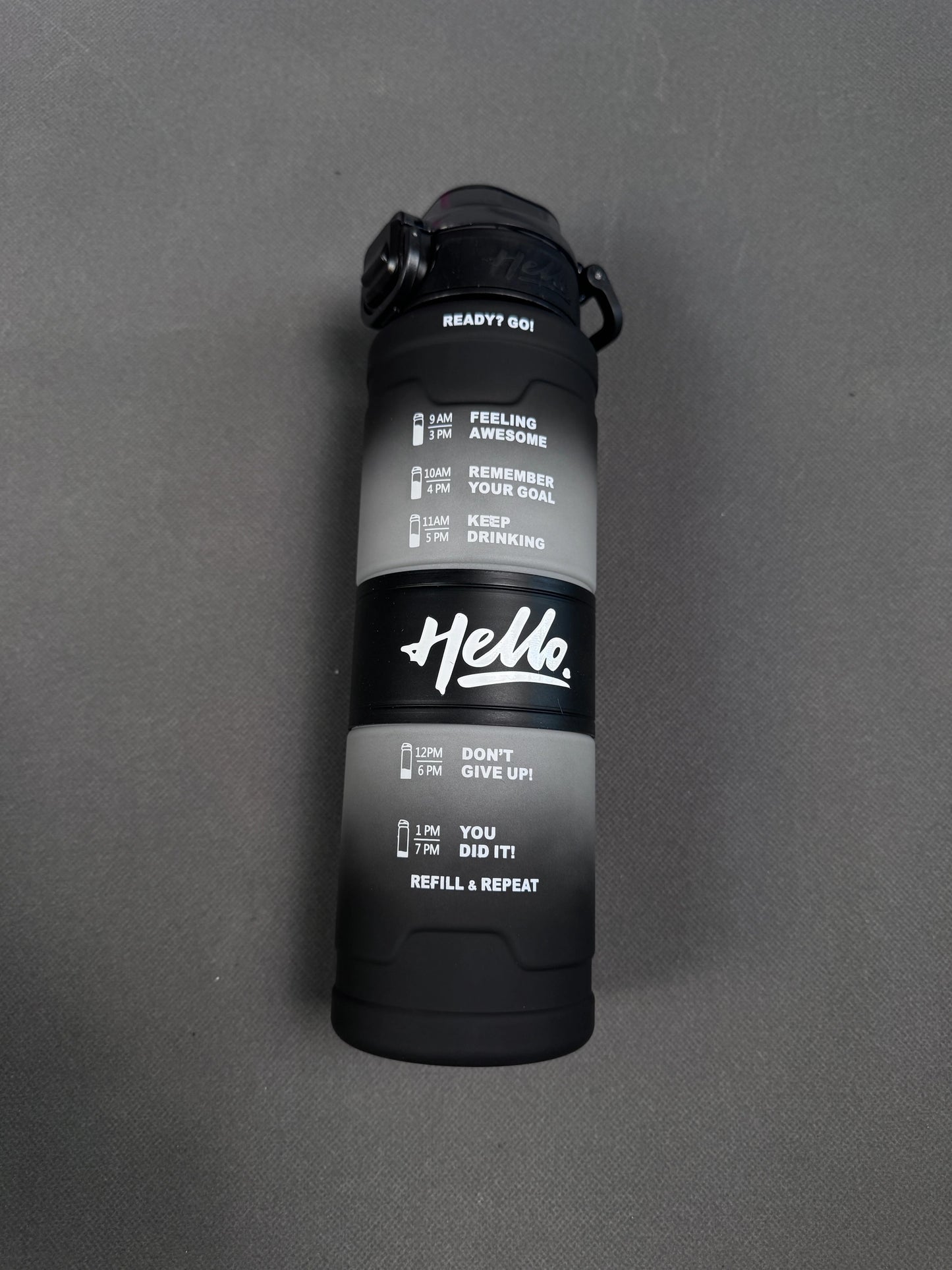 Hello Motivation Water Bottle