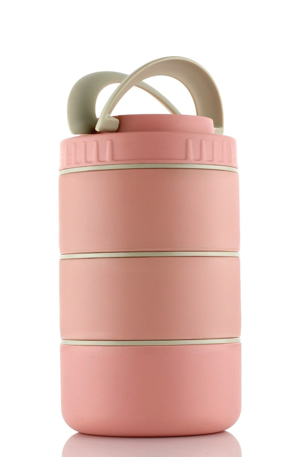 Kewin 3-layer stainless steel lunch box
