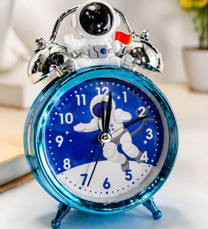 Cute Astronaut Twin-Bell Alarm Clock