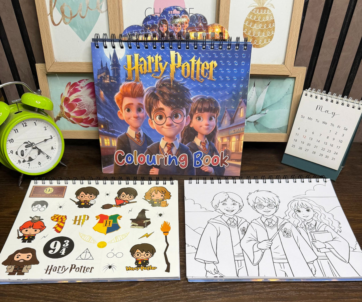Coloring With Sticker Book