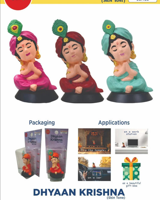 Bal Gopal Idol for Car Dashboard and Home Decor