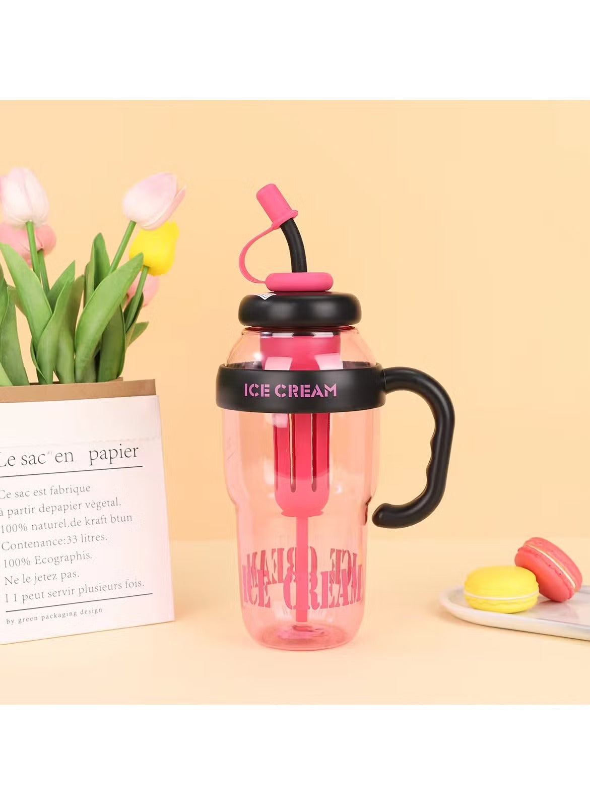 Ice Cream-Shaped Water Bottle