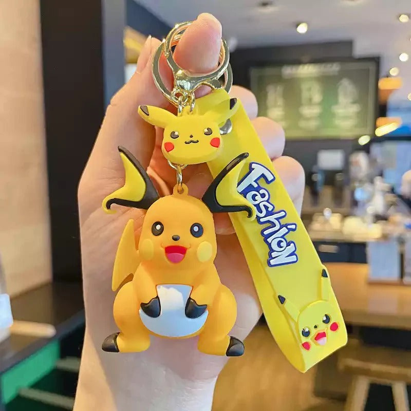 Pikachu Rubber Keychain