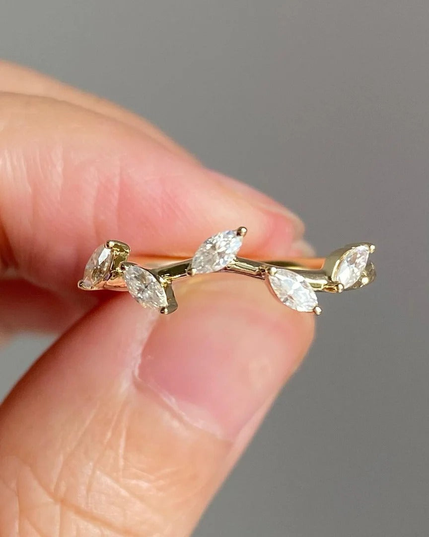 Korean Anti Tarnish Trendy Tulip Ring
