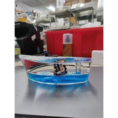 Ship Shaped Showpeice inside is luffy boat with pen stand